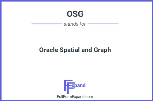 Full form of OSG