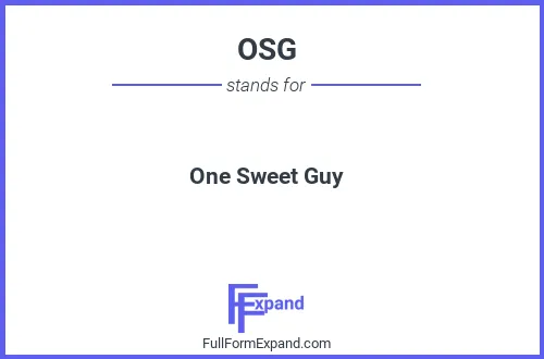 Full form of OSG