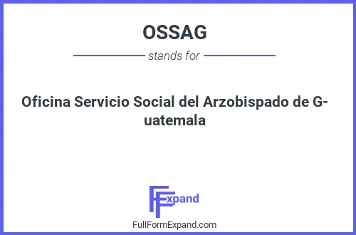 Full form of OSSAG