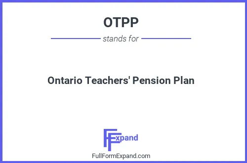 Full form of OTPP