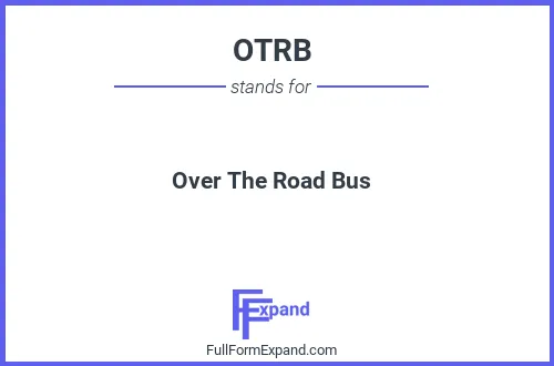 Full form of OTRB