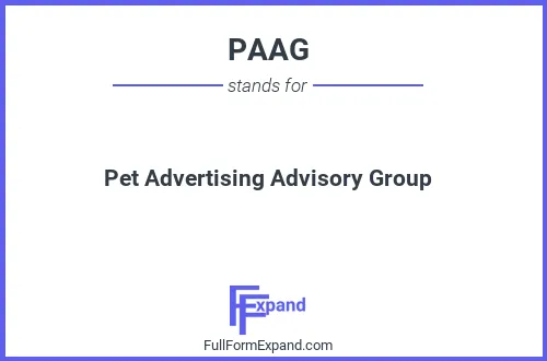 Full form of PAAG
