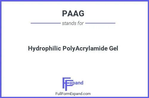 Full form of PAAG