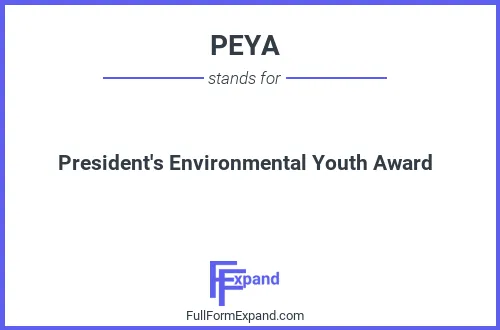 Full form of PEYA
