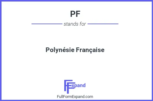 Full form of PF