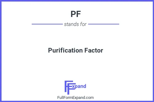 Full form of PF