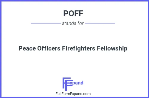 Full form of POFF