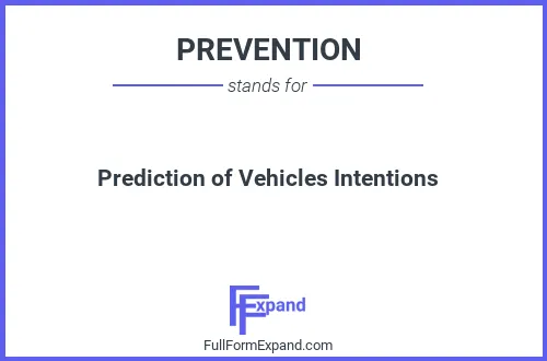 Full form of PREVENTION