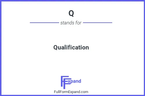 Full form of Q