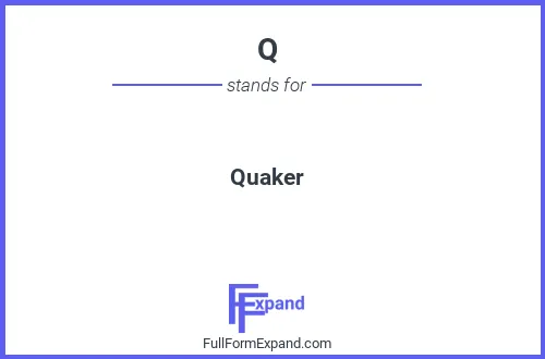 Full form of Q