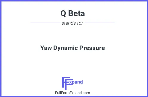 Full form of Q Beta