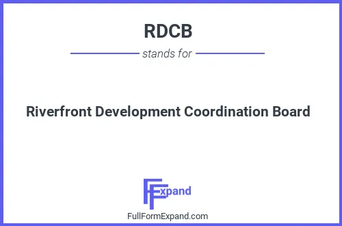 Full form of RDCB