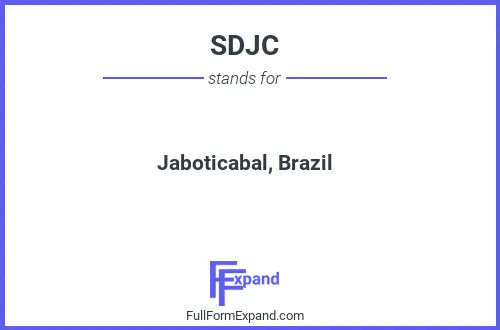 Full form of SDJC