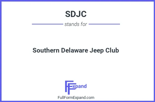 Full form of SDJC