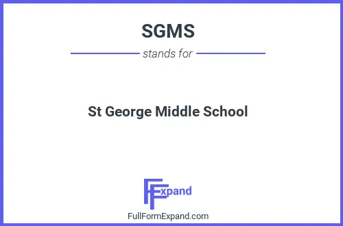 Full form of SGMS