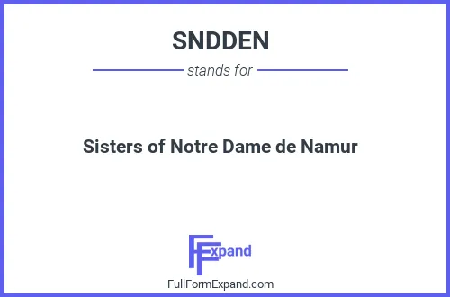 Full form of SNDDEN
