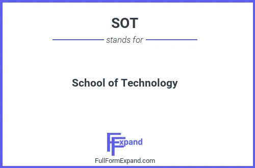 Full form of SOT