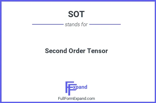 Full form of SOT
