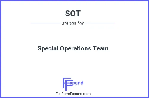 Full form of SOT