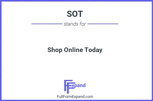 Full form of SOT