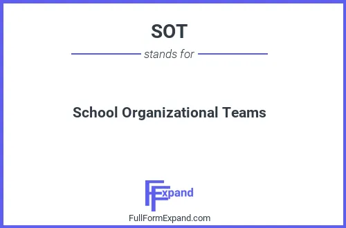 Full form of SOT