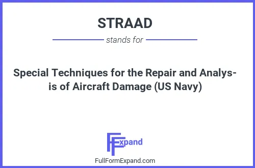 Full form of STRAAD