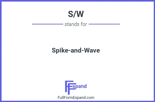 Full form of S/W