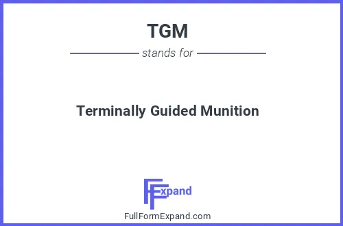 Full form of TGM