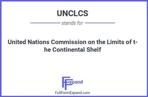 Full form of UNCLCS