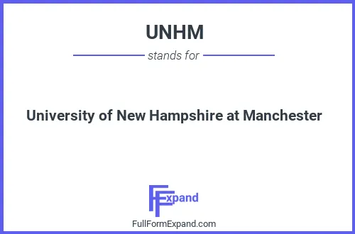 Full form of UNHM