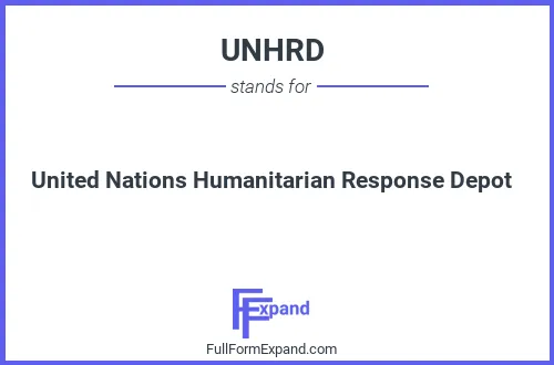 Full form of UNHRD