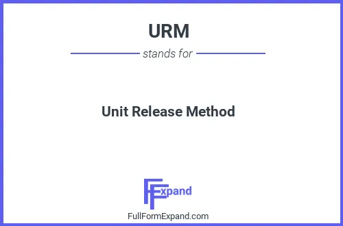 Full form of URM