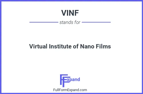 Full form of VINF