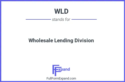 Full form of WLD