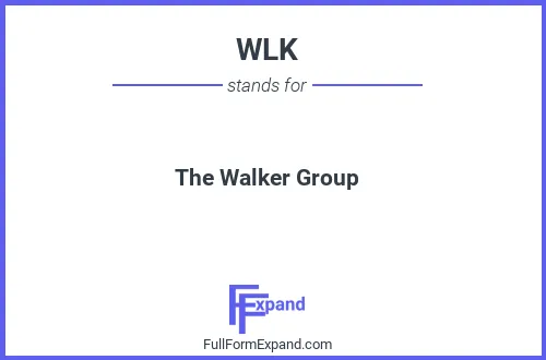 Full form of WLK