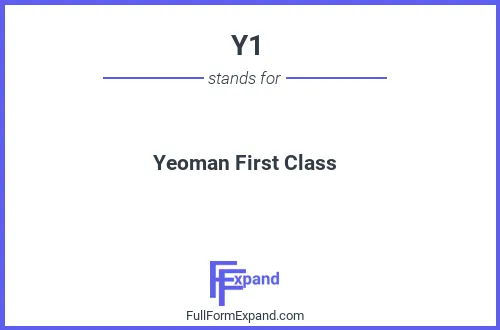 Full form of Y1