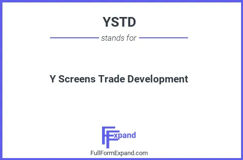 Full form of YSTD